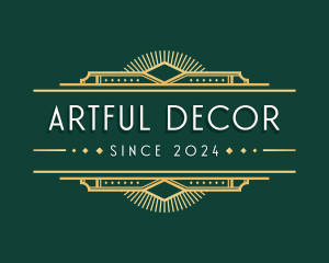 Luxury Art Deco Ornament logo design