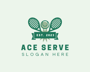 Tennis - Tennis Tournament Racket logo design
