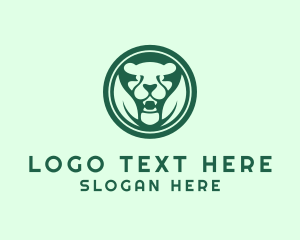 Green - Nature Jaguar Animal logo design