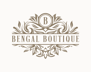 Feminine Boutique Florist  logo design