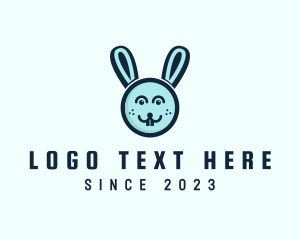 Rabbit - Easter Bunny Face logo design