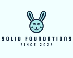 Easter Bunny Face Logo