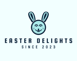 Easter Bunny Face logo design