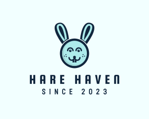 Easter Bunny Face logo design