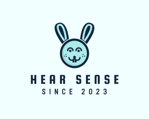 Easter Bunny Face logo design