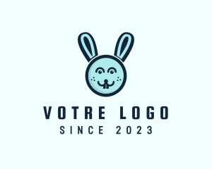 Infinity Sign - Easter Bunny Face logo design