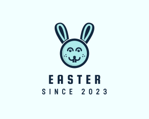 Easter Bunny Face logo design