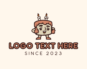 Mascot - Birthday Cake Mascot logo design