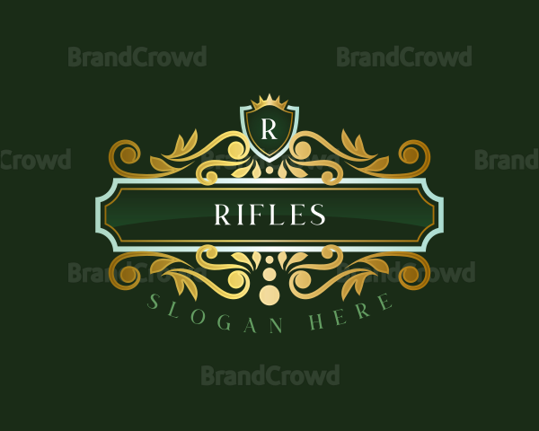 Crown Shield Ornament Logo