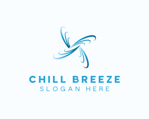 Wind Cooling Ventilation logo design