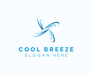 Wind Cooling Ventilation logo design