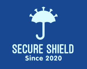 Protection - Virus Umbrella Protection logo design