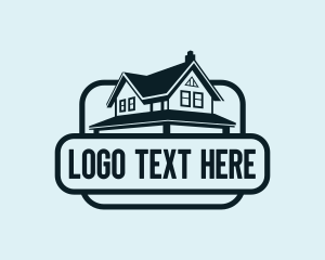Roof - Residential House Roof logo design