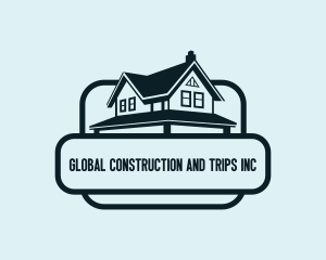 Real Estate - Residential House Roof logo design