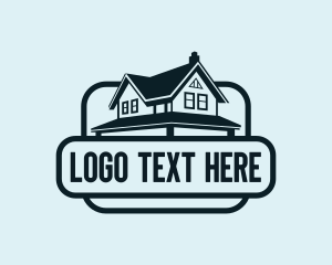 Emblem - Residential House Roof logo design