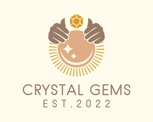 Magical Crystal Ball  logo design