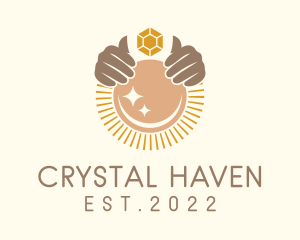 Magical Crystal Ball  logo design