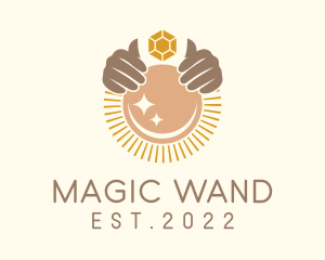 Magical Crystal Ball  logo design