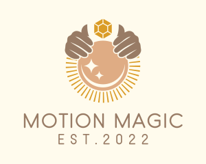 Magical Crystal Ball  logo design