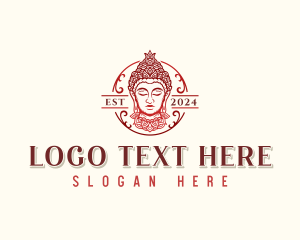 Enlightenment - Meditation Buddhist Spa logo design