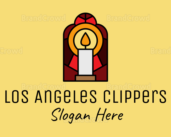 Church Candle Vigil Mosaic Logo