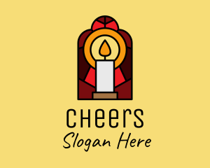 Letter Gg - Church Candle Vigil Mosaic logo design