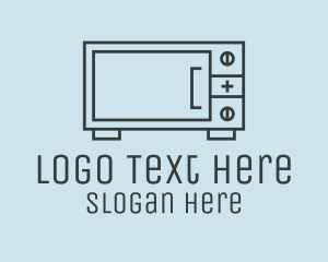 Appliance - Kitchen Microwave Oven logo design