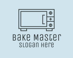Oven - Kitchen Microwave Oven logo design