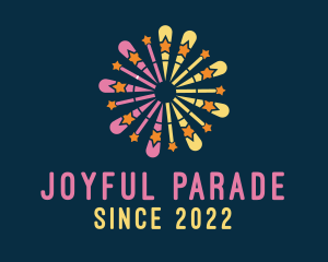Parade - Star Celebration Fireworks logo design
