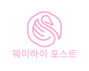 Minimalist Pink Swan logo design