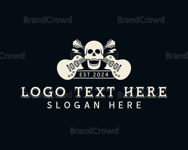 Skull Metal Band Logo