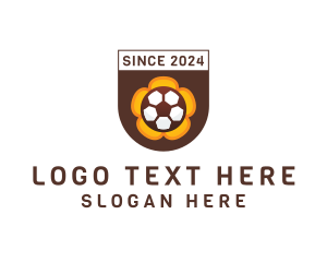 League - Soccer Football Club Crest logo design