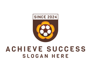 Goal - Soccer Football Crest logo design