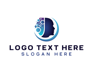 Technology Hexagon Head Logo