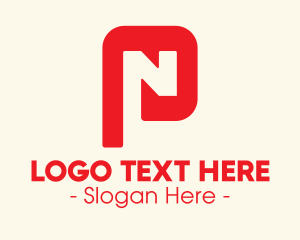 Tech Software N & P Monogram Logo