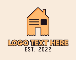 Mortgage - Paper House Documents logo design