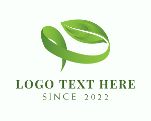 Green - Leaf Vegan Farm logo design