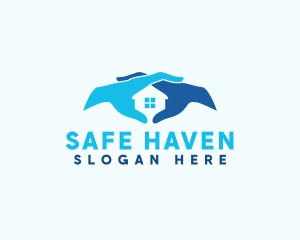 Shelter - House Charity Shelter logo design
