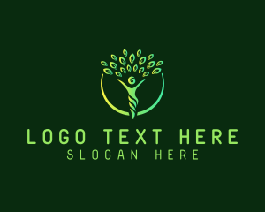 Farming - Human Tree Wellness logo design