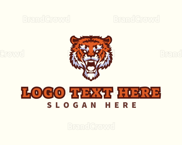 Wild Tiger Animal Logo