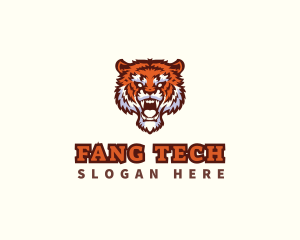 Fang - Wild Tiger Animal logo design