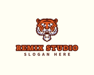 Wild Tiger Animal logo design