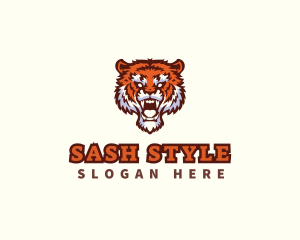 Wild Tiger Animal logo design