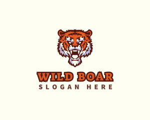 Wild Tiger Animal logo design