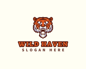 Wild Tiger Animal logo design