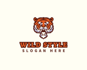 Wild Tiger Animal logo design