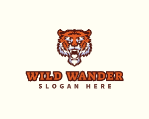 Wild Tiger Animal logo design