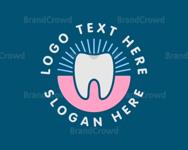 Tooth Dentist Clinic Logo