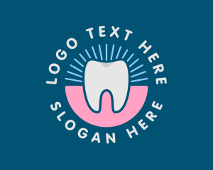 Tooth Cleaning - Tooth Dentist Clinic logo design