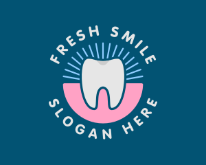 Toothpaste - Tooth Dentist Clinic logo design